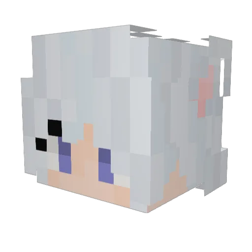 CastIronFryinPan Minecraft avatar head, 3D render