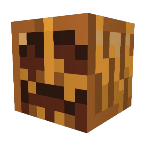 Cast_perr Minecraft avatar head, 3D render