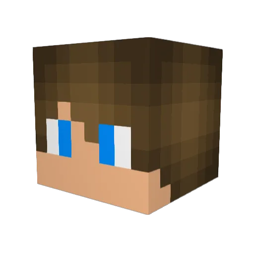 Castawayz_ Minecraft avatar head, 3D render