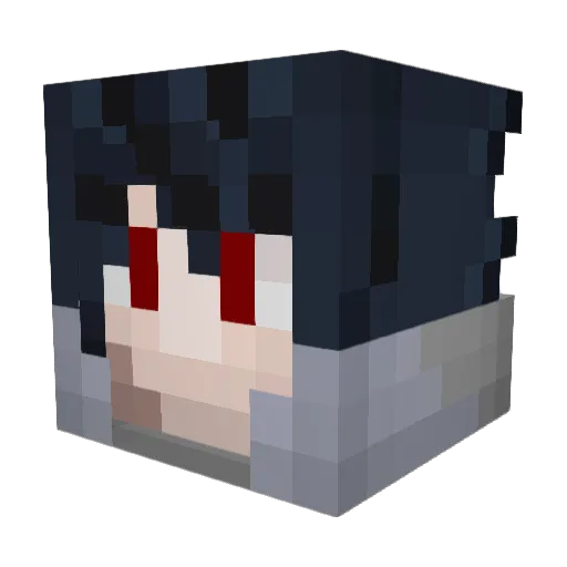 Caste_A Minecraft avatar head, 3D render