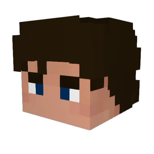 Castle920 Minecraft avatar head, 3D render