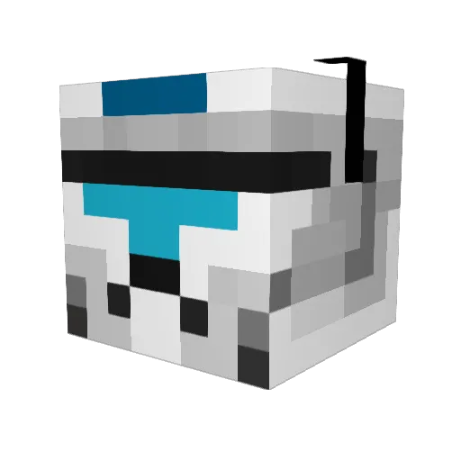 CastleKnight33 Minecraft avatar head, 3D render