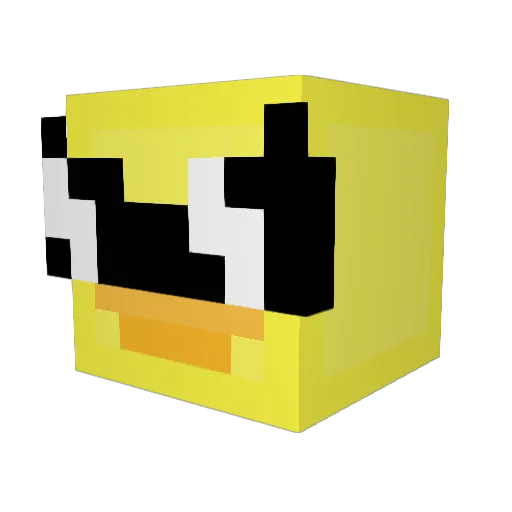 CastleQuackz Minecraft avatar head, 3D render