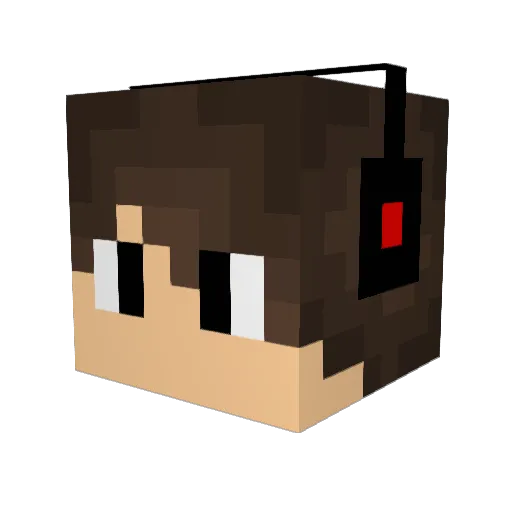 CastleRushNET Minecraft avatar head, 3D render