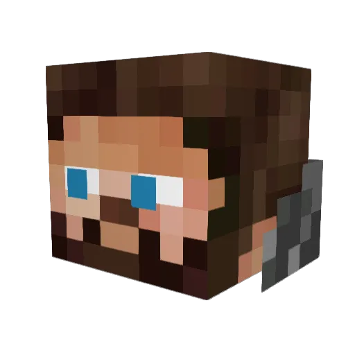 CastoffRogue Minecraft avatar head, 3D render
