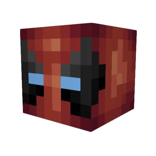 Castor315 Minecraft avatar head, 3D render