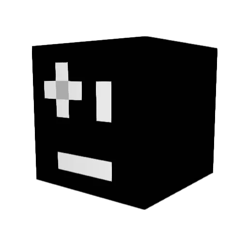 Casual0863 Minecraft avatar head, 3D render