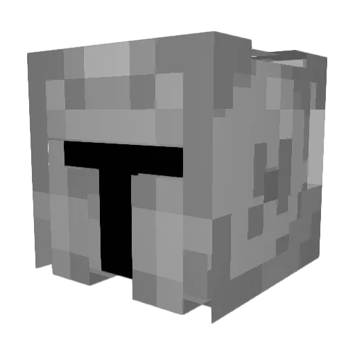 CasualConqueror Minecraft avatar head, 3D render