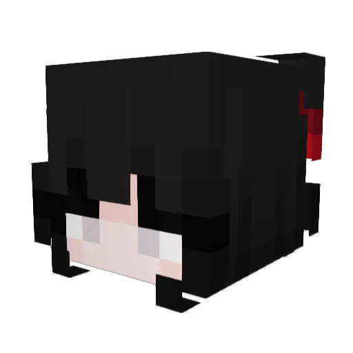 CasualFlex Minecraft avatar head, 3D render