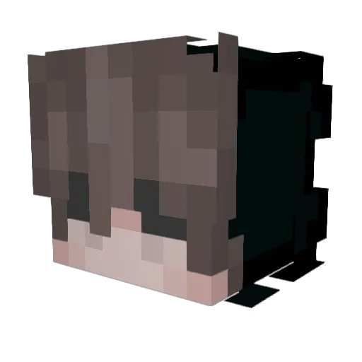 CasualSweat Minecraft avatar head, 3D render
