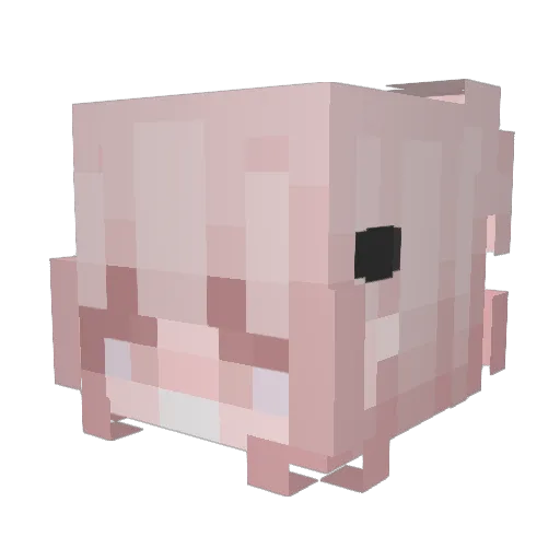 CasualUHCPlayer Minecraft avatar head, 3D render
