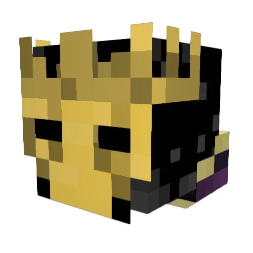 CasuallyMute Minecraft avatar head, 3D render