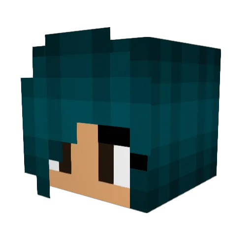CatAttack38 Minecraft avatar head, 3D render