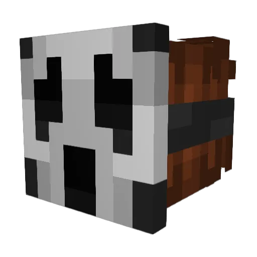 CatChest3r Minecraft avatar head, 3D render