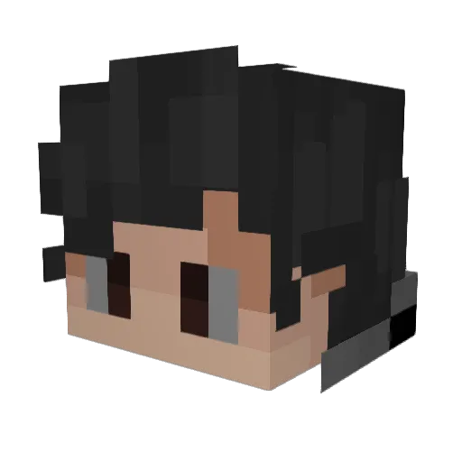 CatChris0 Minecraft avatar head, 3D render