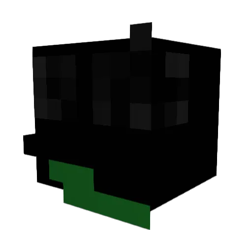 CatCraftMC Minecraft avatar head, 3D render
