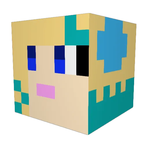 CatCraftr Minecraft avatar head, 3D render