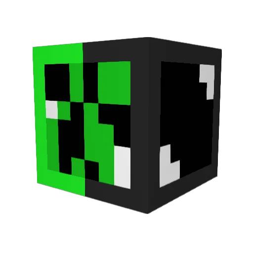 CatGhost123 Minecraft avatar head, 3D render