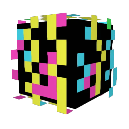 CatGirl777 Minecraft avatar head, 3D render