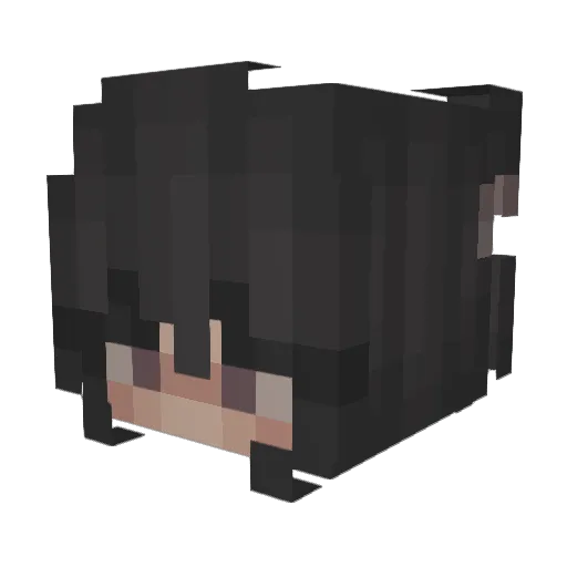 CatGirlIvyPie Minecraft avatar head, 3D render