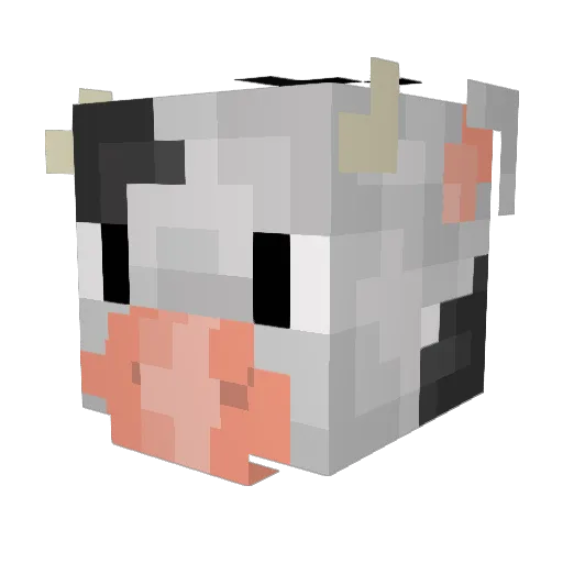 CatGoesMoo1 Minecraft avatar head, 3D render