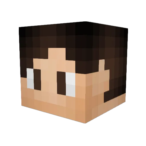 CatHanmen Minecraft avatar head, 3D render