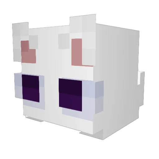 CatJard Minecraft avatar head, 3D render