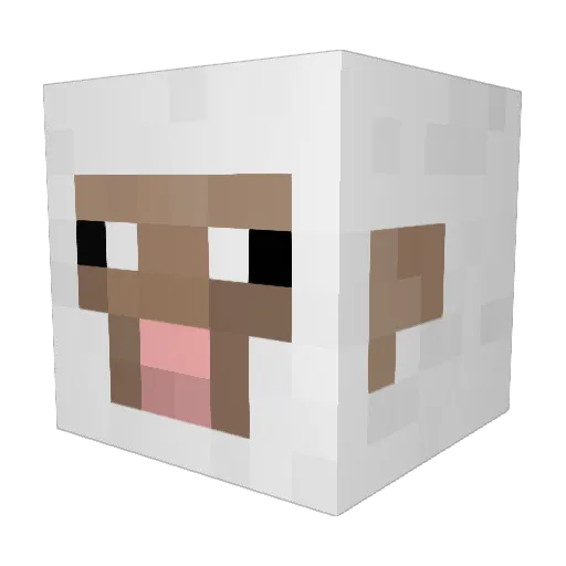 CatL0V3rrr72 Minecraft avatar head, 3D render