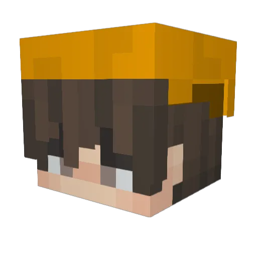 CatMaster514 Minecraft avatar head, 3D render