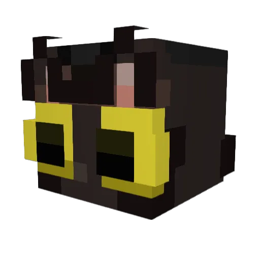 CatNationz Minecraft avatar head, 3D render
