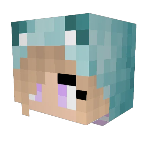 CatPie101 Minecraft avatar head, 3D render