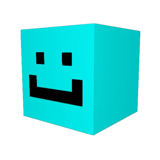 CatSkidders Minecraft avatar head, 3D render