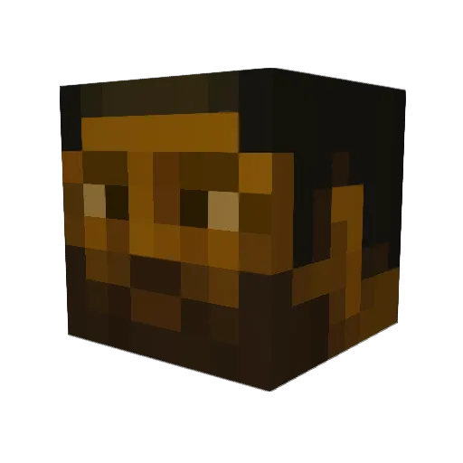 CatTerror2345 Minecraft avatar head, 3D render