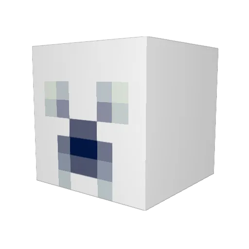 CatWhisperer13 Minecraft avatar head, 3D render