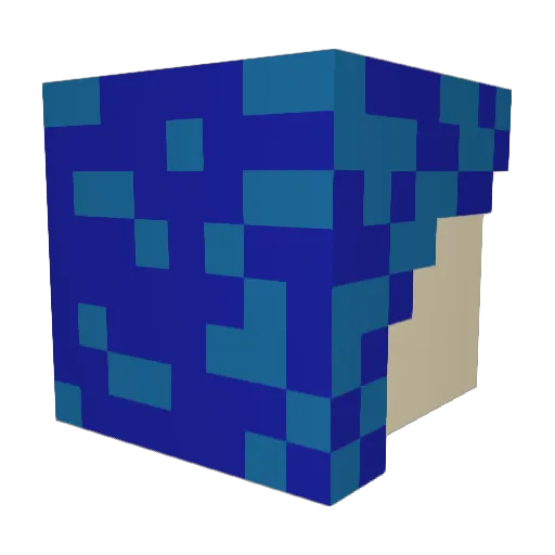 Cat_1234 Minecraft avatar head, 3D render