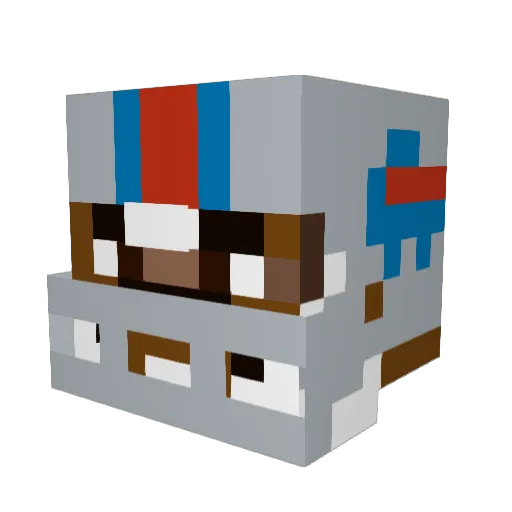 Cat_Girl_BusyMan Minecraft avatar head, 3D render