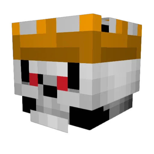 Cat_KIng19 Minecraft avatar head, 3D render