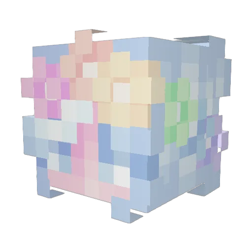 Cat_Queen125 Minecraft avatar head, 3D render