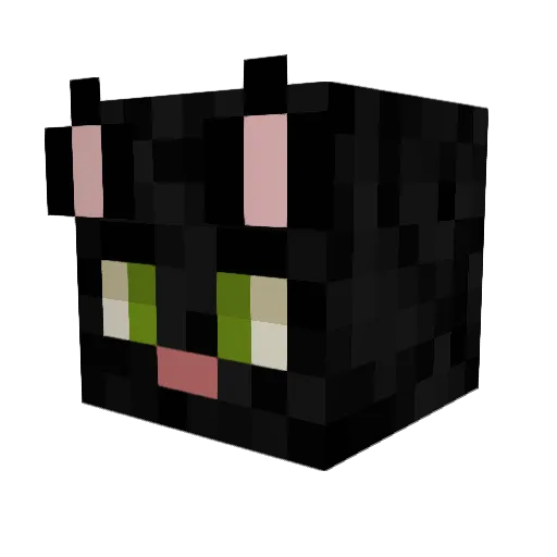 Cat_Taly Minecraft avatar head, 3D render