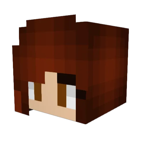 CataLepe Minecraft avatar head, 3D render