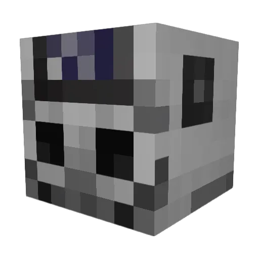 Cataclysmiccc Minecraft avatar head, 3D render