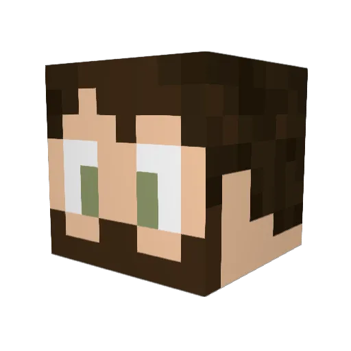 Catalanch3 Minecraft avatar head, 3D render