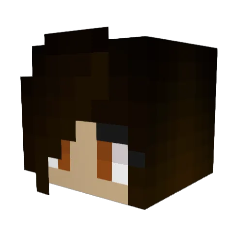 Catalinaa1 Minecraft avatar head, 3D render