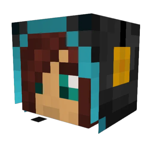Catalyst1019 Minecraft avatar head, 3D render