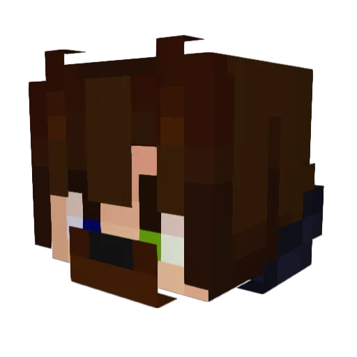 CatalystX Minecraft avatar head, 3D render