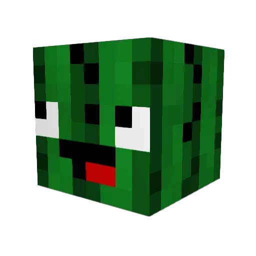 Catalyst_Cactus Minecraft avatar head, 3D render