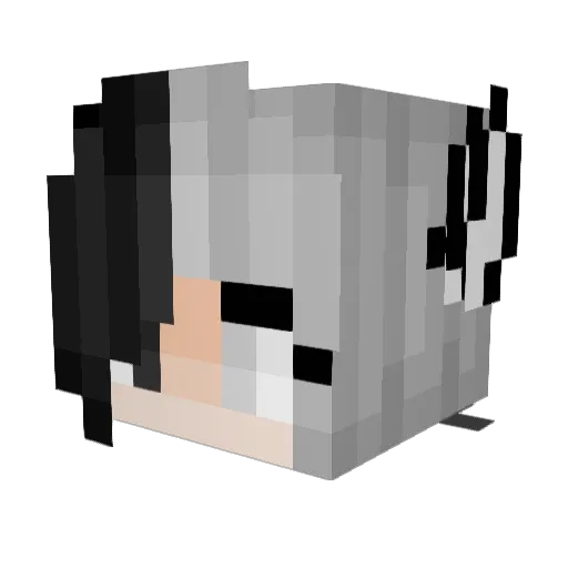 Catarina_S Minecraft avatar head, 3D render