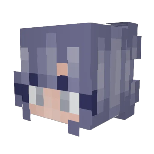 CatastropheK Minecraft avatar head, 3D render