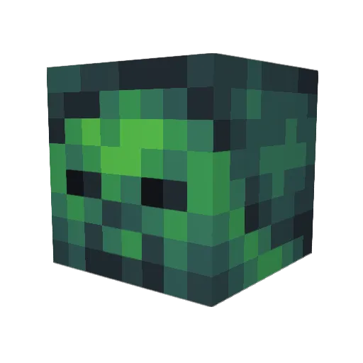 Catastrophe_1 Minecraft avatar head, 3D render