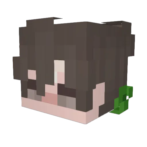 CatastrophicGD Minecraft avatar head, 3D render